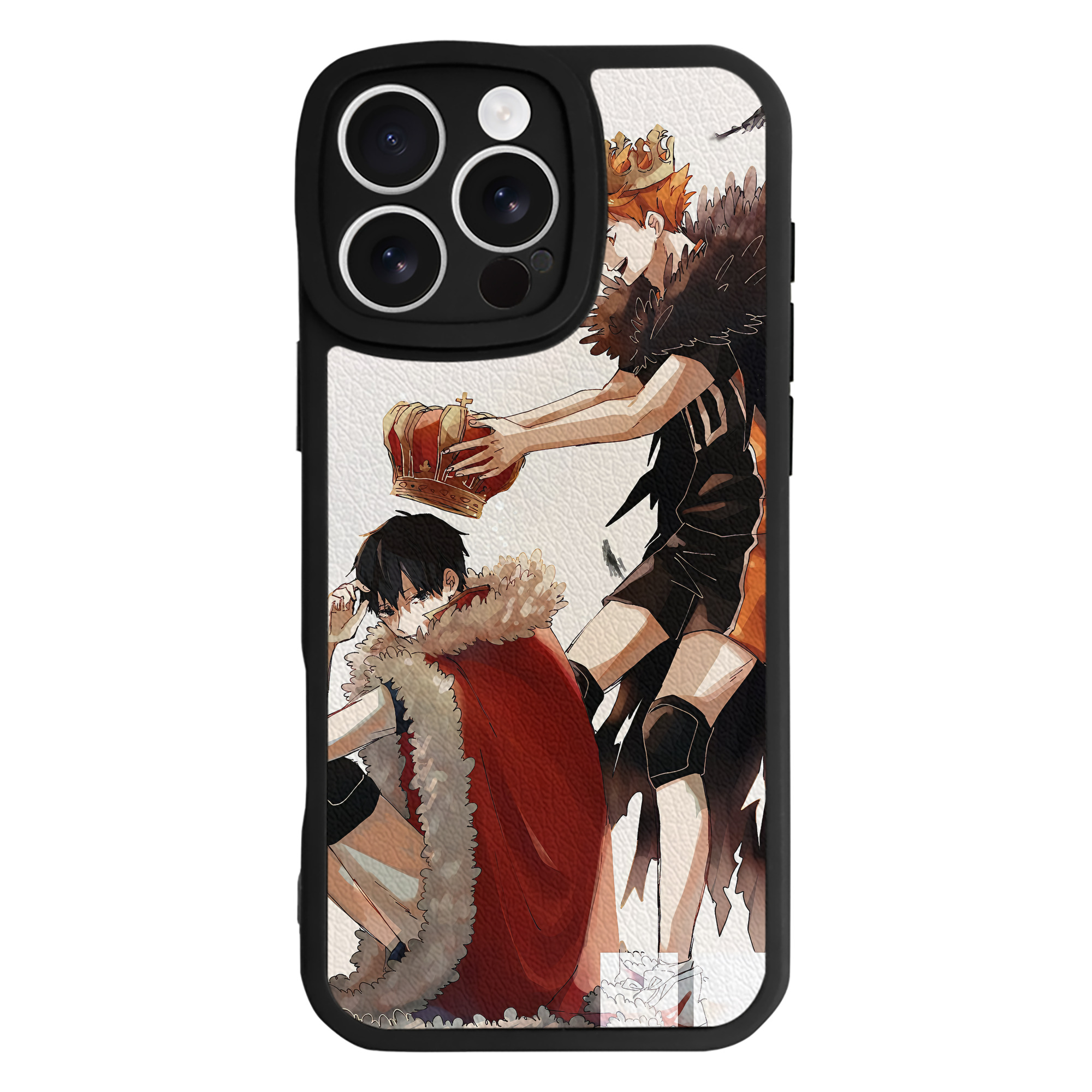 （画像用） ハイキュー!! Haikyu!! 【iPhone 16シリーズ対応】シリコンスマホケース（レザー調） 材質：シリコン